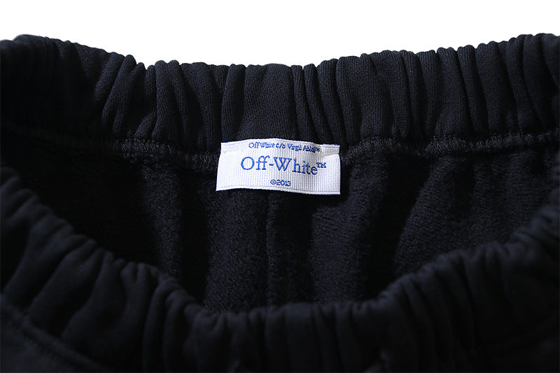 OFF-WHITE "OFF" Bold Logo Cotton Sweatshorts