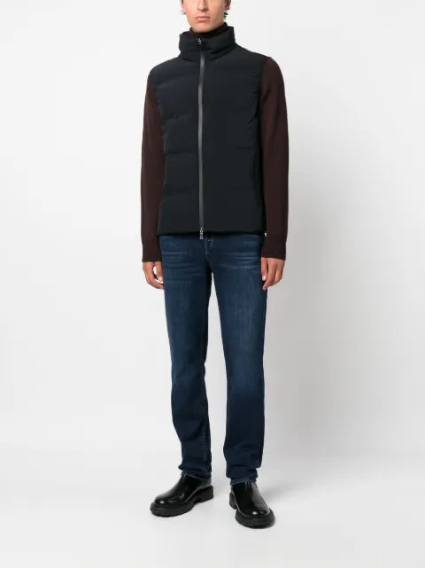 Herno zip-up puffer gilet