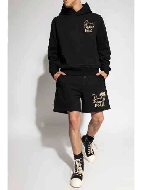 AMIRI embroidered-logo hoodie