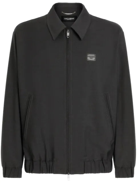 Dolce & Gabbana logo-appliqué jacket