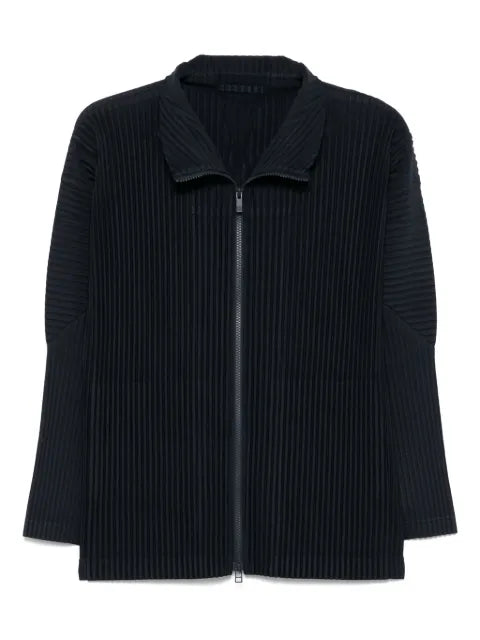 Homme Plissé Issey Miyake pleated shirt jacket