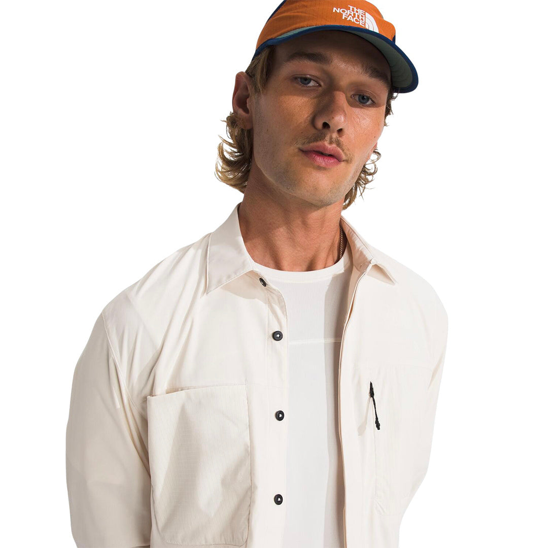 Camisa Lightrange Hike para hombre color blanco