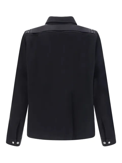 Rick Owens shirt jacket with a classic collar