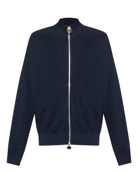 Paul & Shark ribbed zip-up cardigan