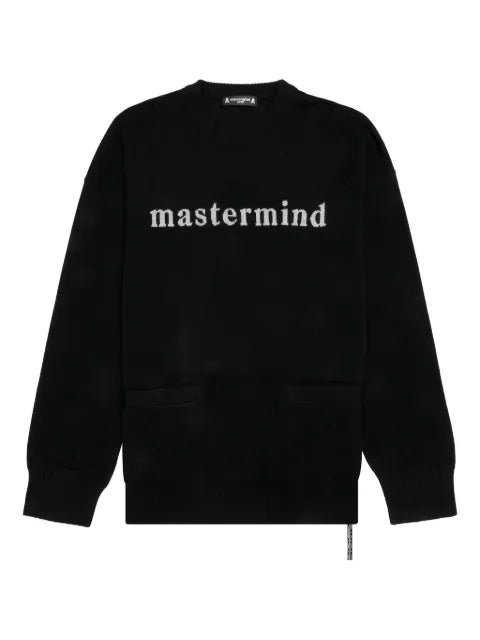 Mastermind Japan skull intarsia-knit sweater