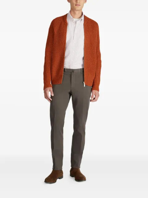 Zanone zip-up cardigan