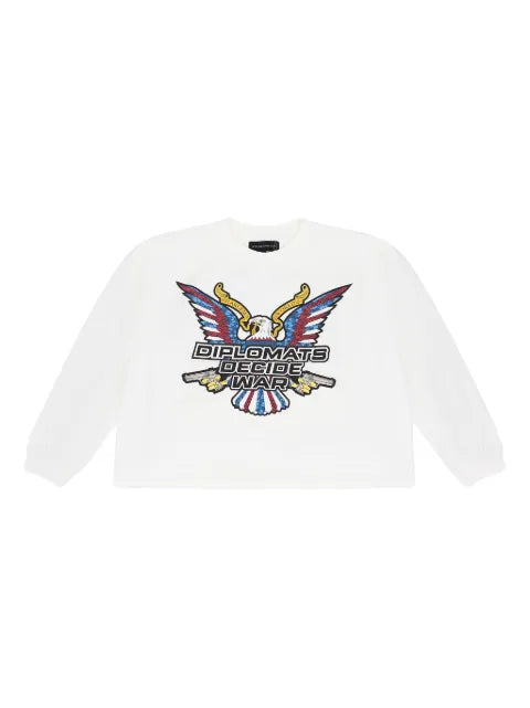 Who Decides War Diplomats decide graphic sweatshirt