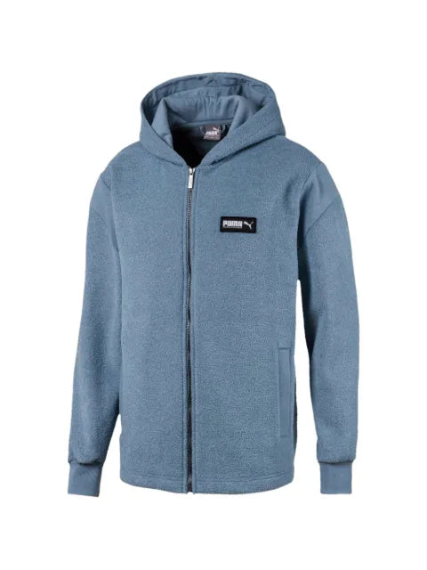PUMA hooded zip t-shirt