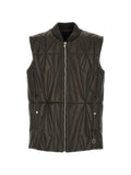 Moncler x Rick Owens quilted leather vest