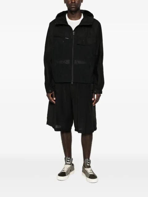 Y-3 hooded zipped jacket