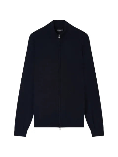 Emporio Armani zip-fastening long-sleeve cardigan