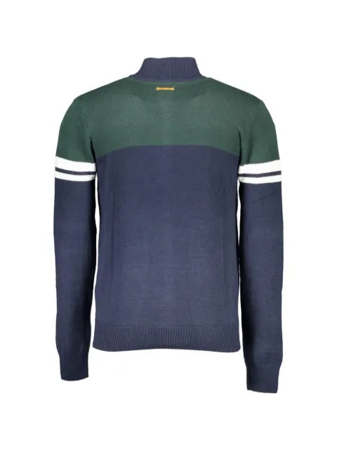 Gian Marco Venturi Vintage colour-block striped-detail sweatshirt