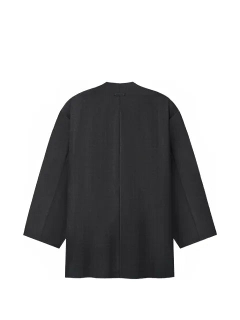 Fear Of God striped collarless jacket
