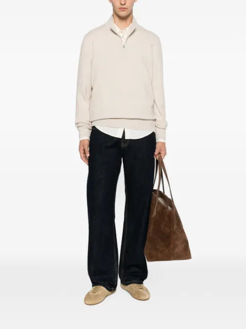 Gran Sasso half-zip sweater