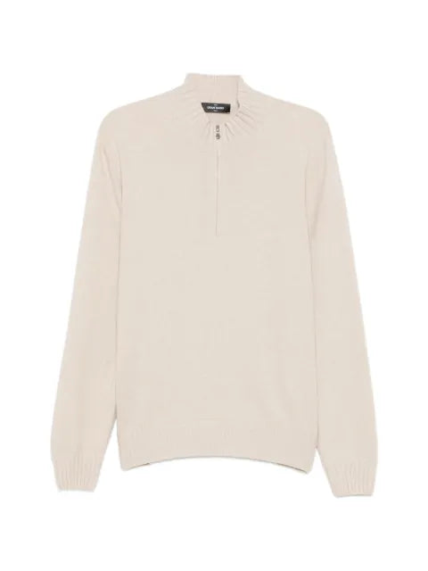 Gran Sasso half-zip sweater