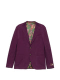 ETRO single-breasted wool-blend jersey jacket
