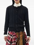 Ann Demeulemeester open-knit button-up sweater