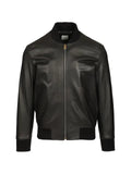 Paul Smith leather bomber jacket