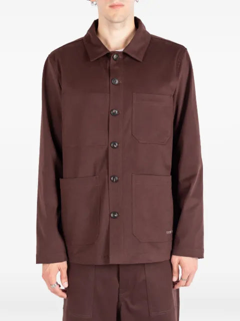 Société Anonyme patch-pocket cotton jacket