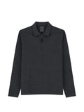 Boggi Milano quarter-zip sweatshirt in WOOLTECH wool blend diagonal