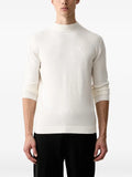 Karl Lagerfeld logo-patch mock-neck sweater