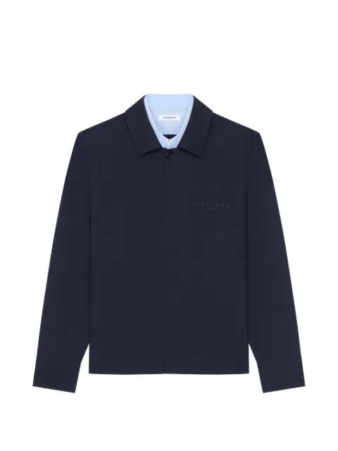 Givenchy trompe-l'oeil layered shirt in wool