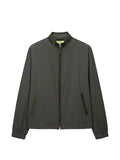 Shanghai Tang Mandarin contrast-trim zip-up jacket
