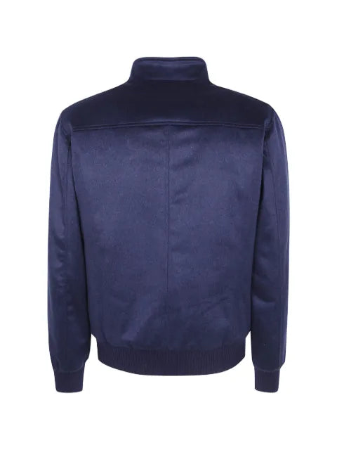 Barba cashmere zip-up jacket