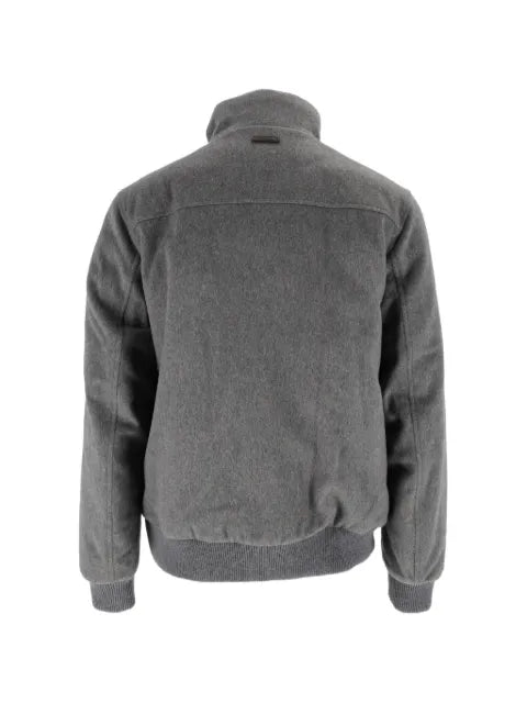 Peserico ribbed-trim jacket