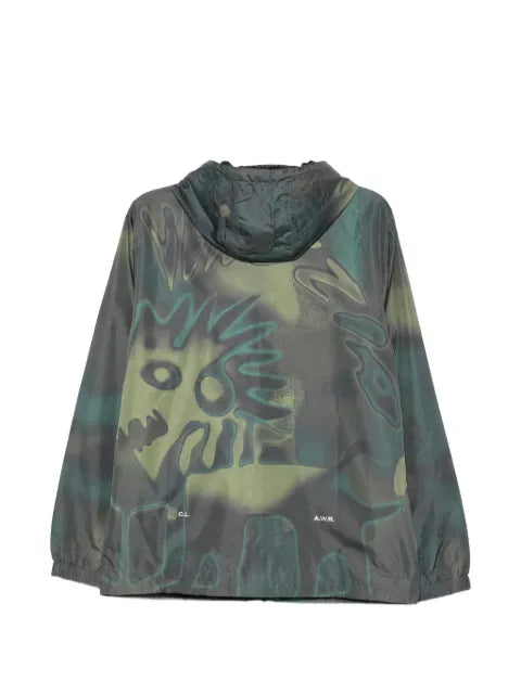 VENEZIA FC x Nocta hooded jacket with a graphic print