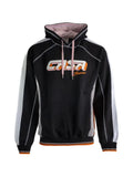 Casablanca logo-print panelled hoodie