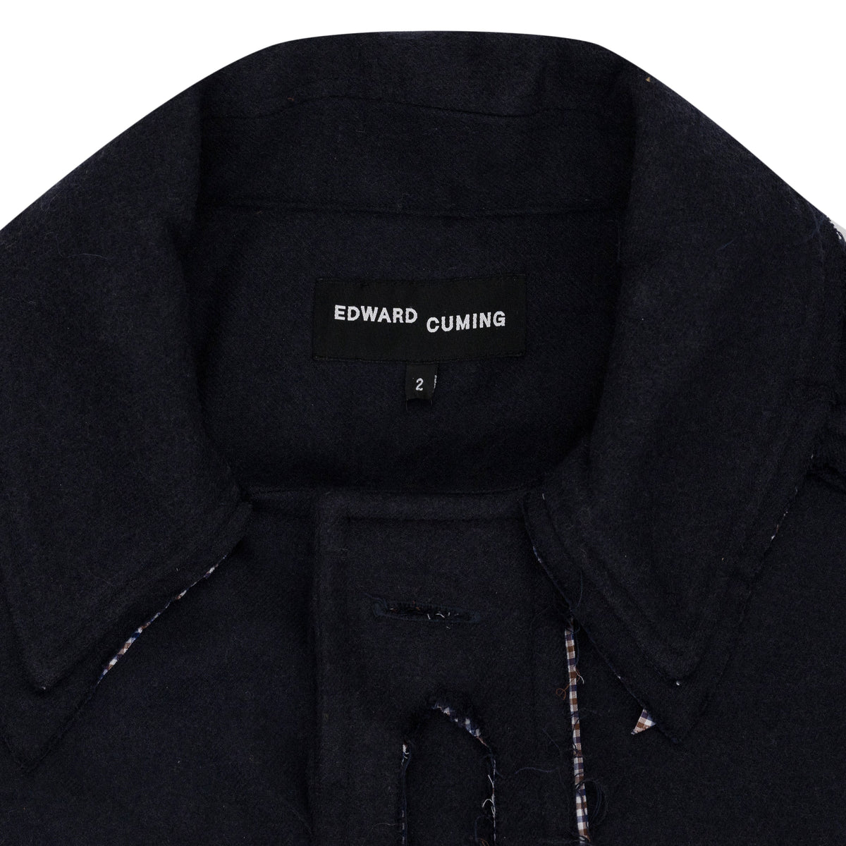 Navy Cropped Raglan Jacket
