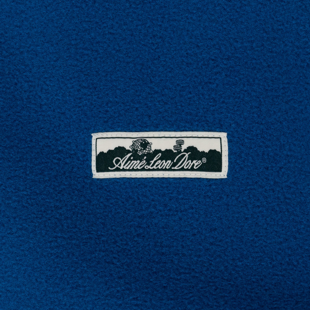 Blue Low Pile Full Zip Fleece Jacket