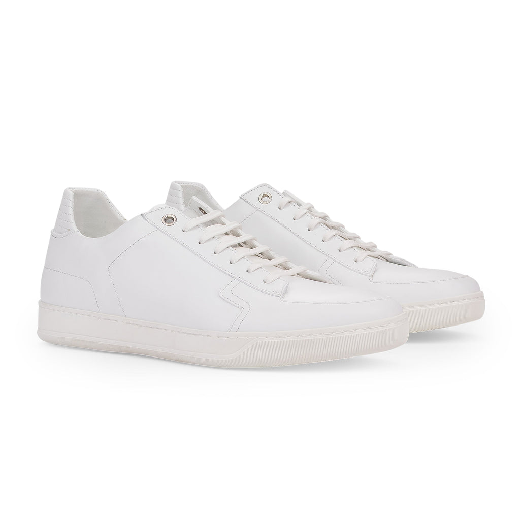 White Low Top Sneakers