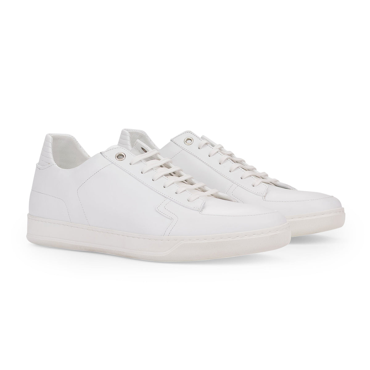 White Low Top Sneakers