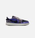 Air Jordan 1 Low OG Grade School Shoes - Regency Purple/Dark Raisin