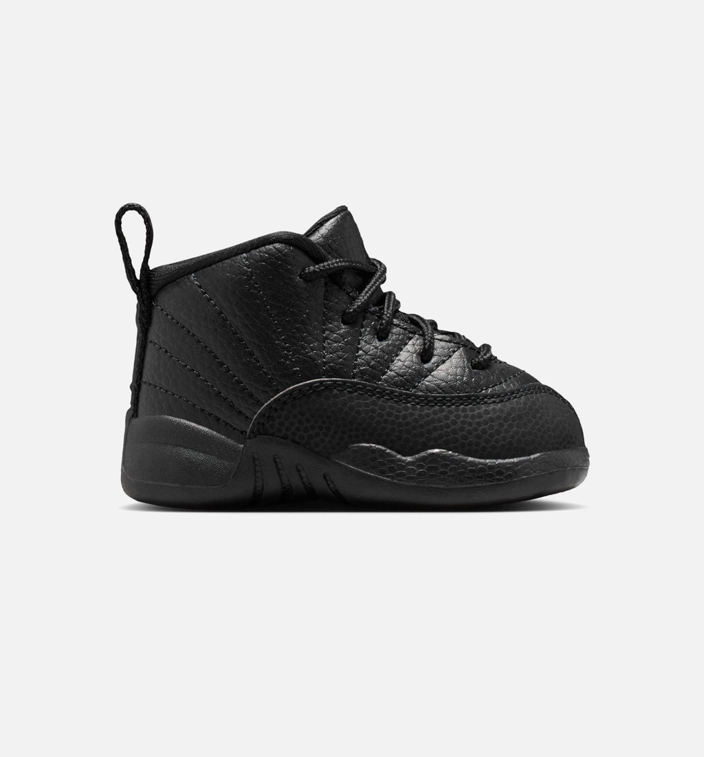 Air Jordan 12 Retro 'Bloodline' - Infant/Toddler Lifestyle Sneaker (Black/Varsity Red)