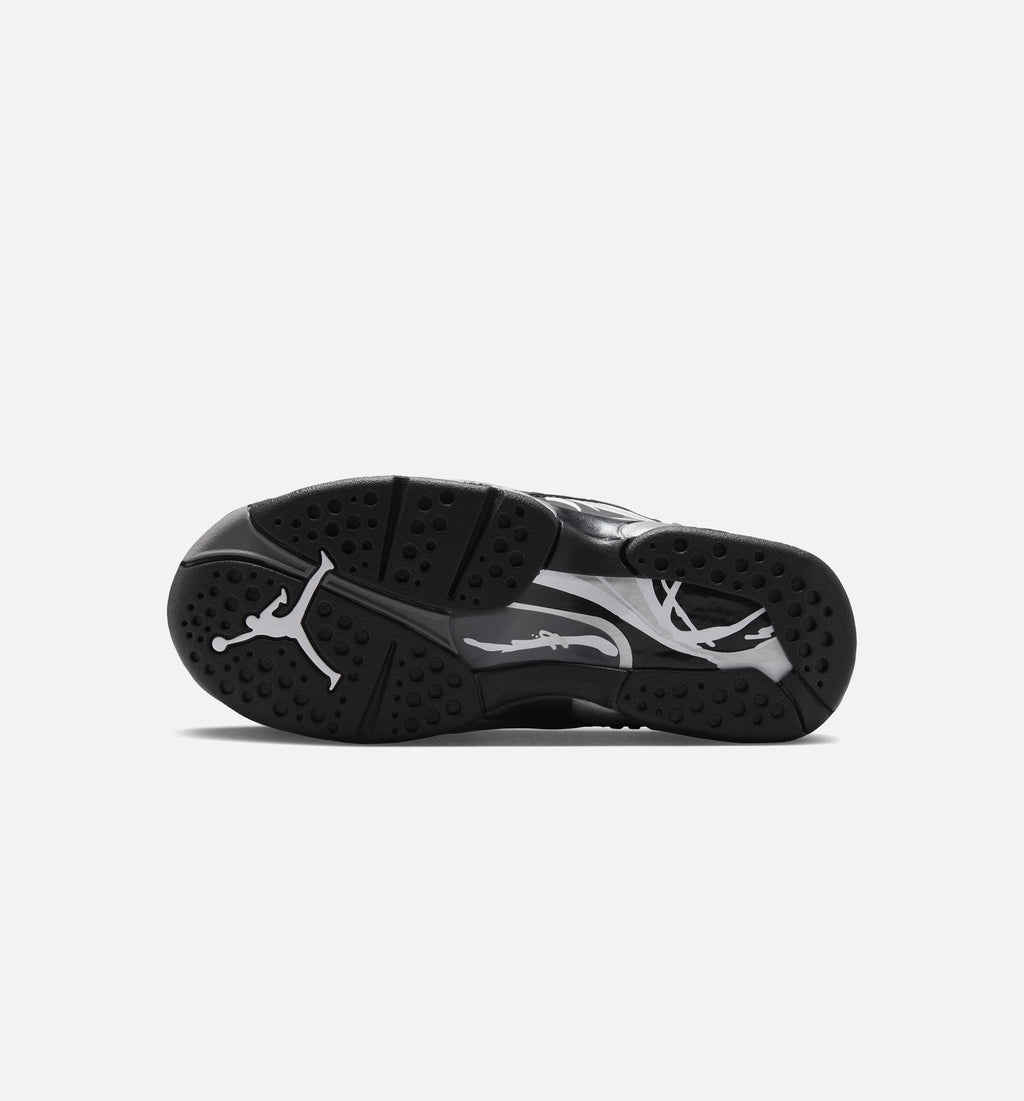 Air Jordan 8 Retro Chrome – Grade School Lifestyle Shoe | Black/White/Light Graphite