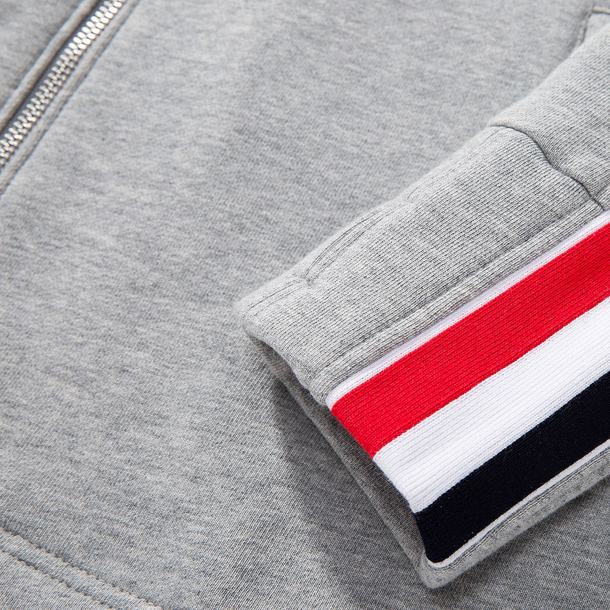 Zip - Up Sweatshirt - Premium Crew Neck Pullover | Thom Browne