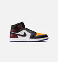 Air Jordan 1 Mid SE Men's Sneakers | True Red/White/Court Purple/Black