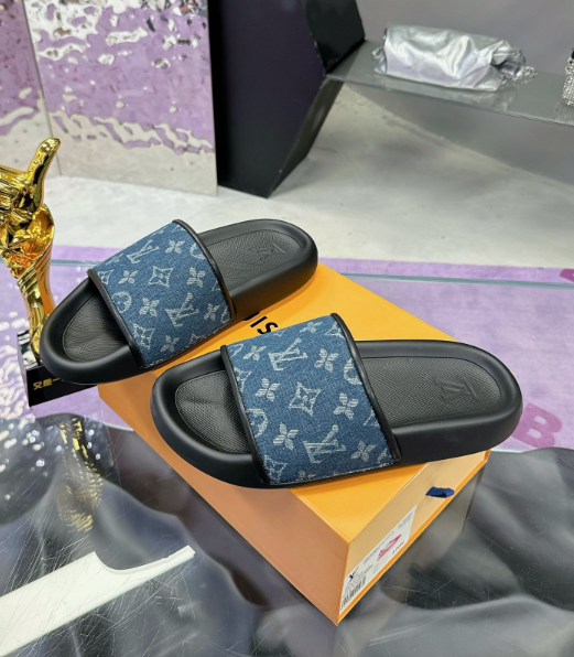 Luxury Monogram Comfort Slide Sandals – Premium Non-Slip Lightweight Summer Slides