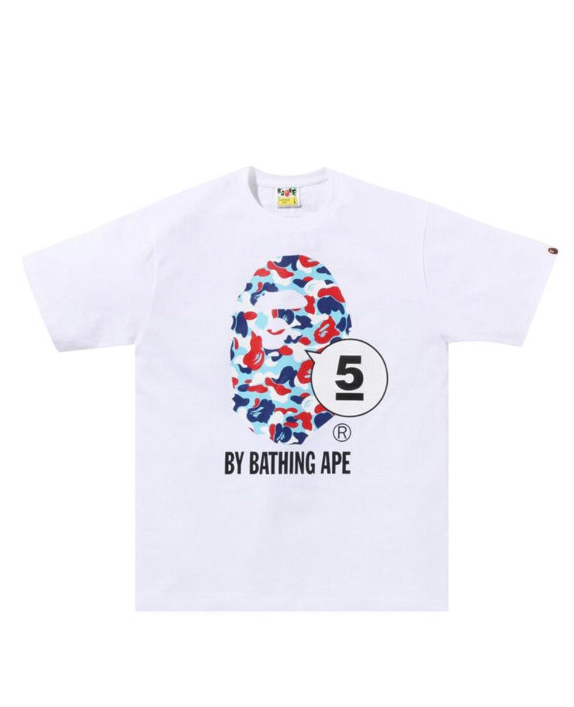 Bape By Bathing Ape 5th Anniversary Paris T-Shirt White