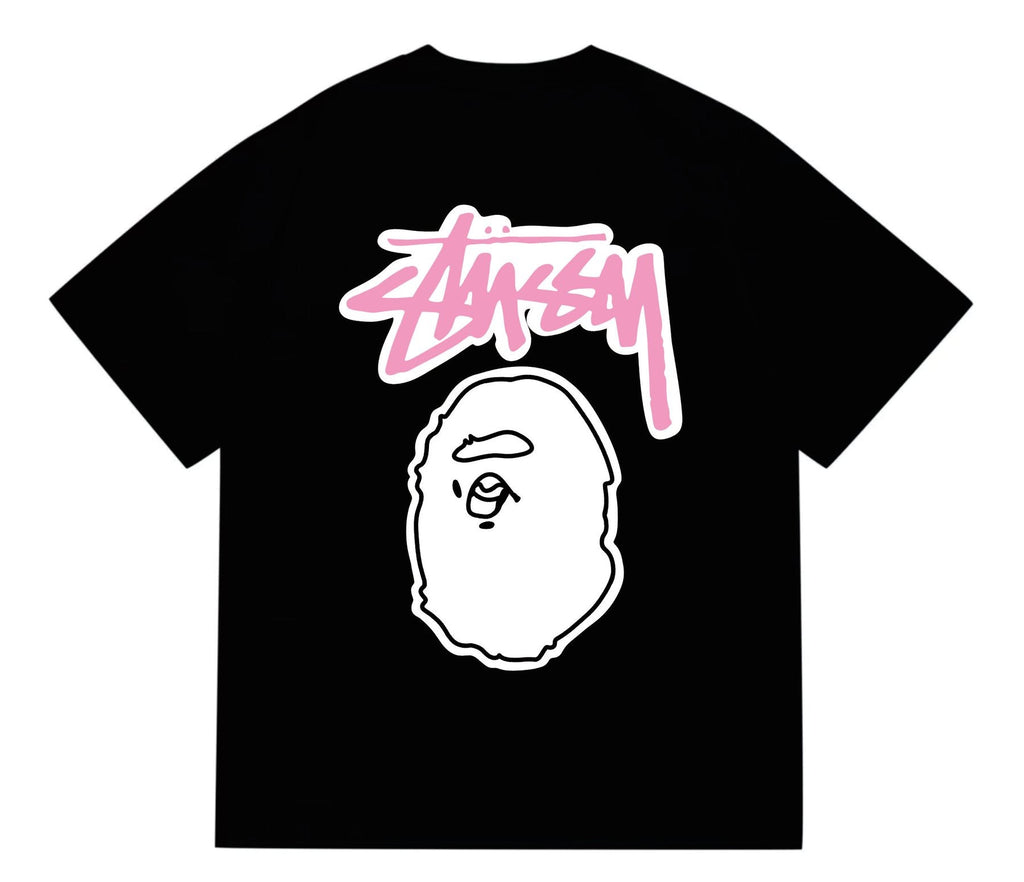 BAPE Light Face Graffiti Wordmark T-Shirt