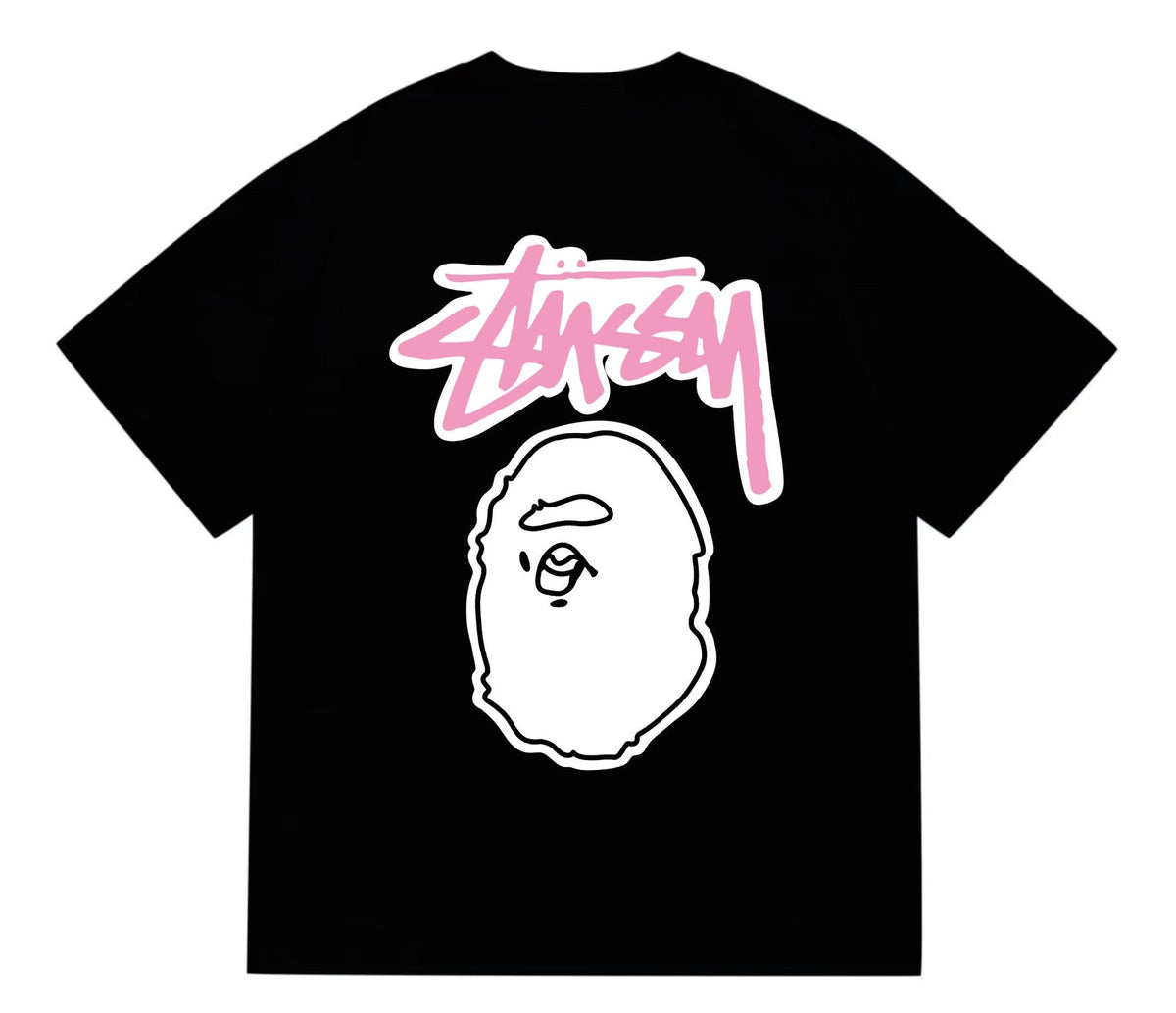 BAPE Light Face Graffiti Wordmark T-Shirt
