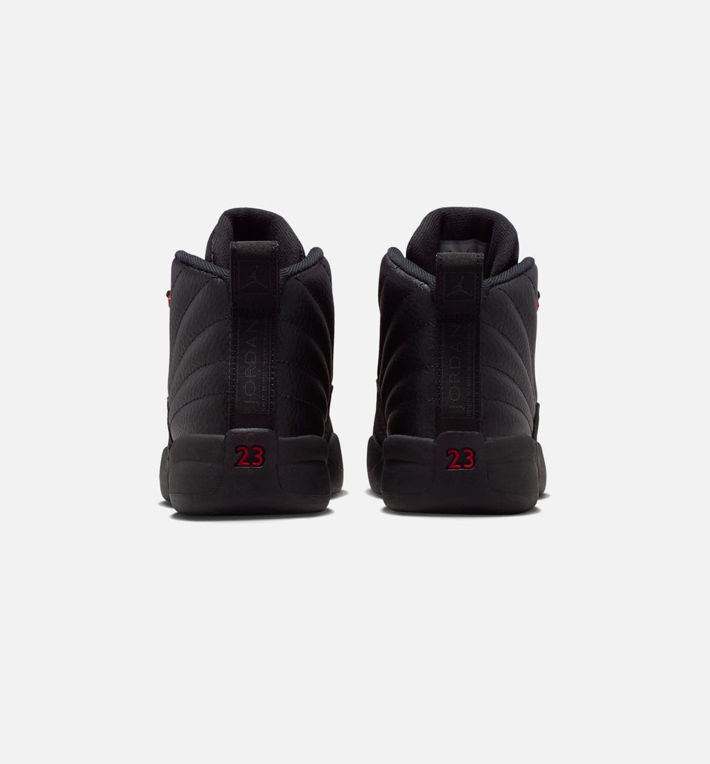 Air Jordan 12 Retro Bloodline | Preschool Lifestyle Shoe | Black/University Red
