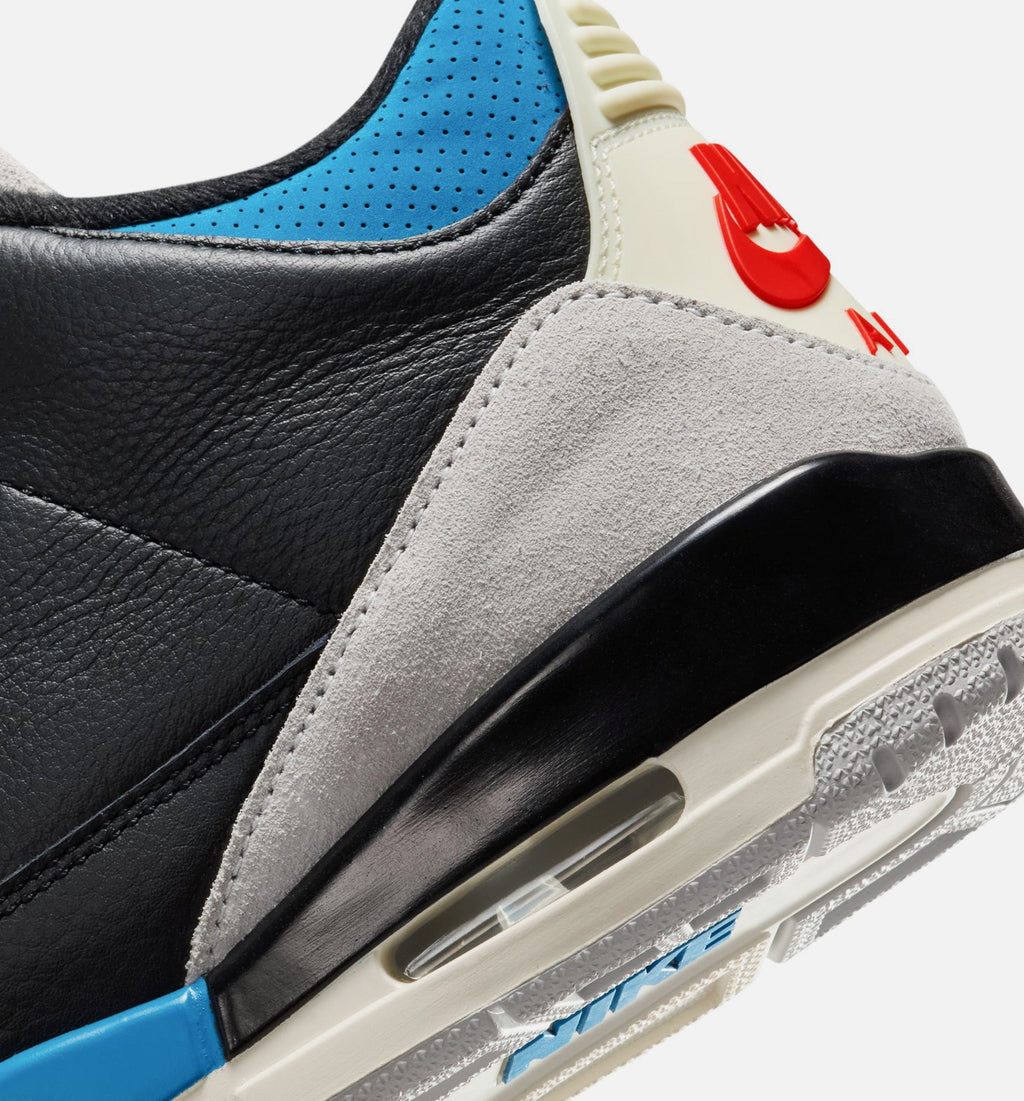 Air Jordan 3 Retro OG Rare Air | Men's Lifestyle Shoe | Black/Chile Red/Neutral Grey