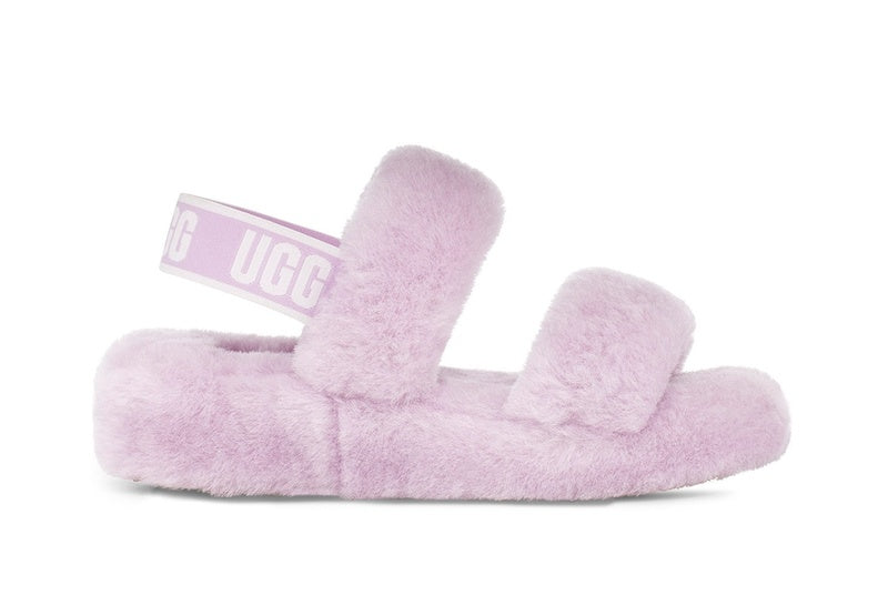 Fluffy Strap Sandals — Purple | New Arrival | In Stock