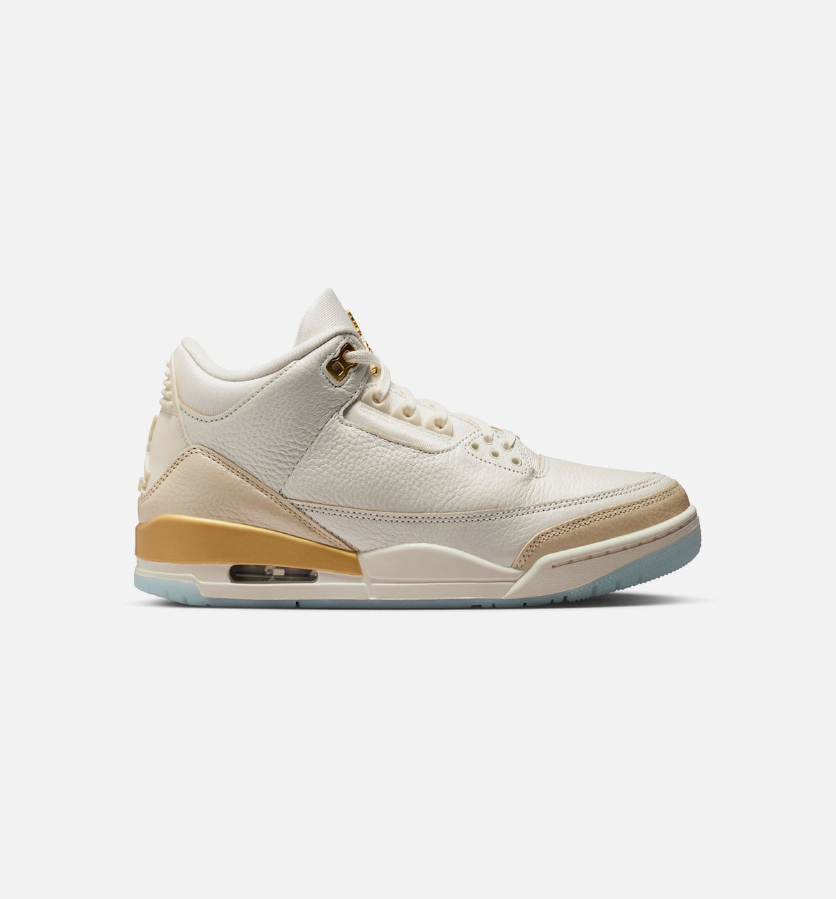Air Jordan 3 Retro Sail and Pale Ivory Women's Shoes - Sail/Gold/Ivory