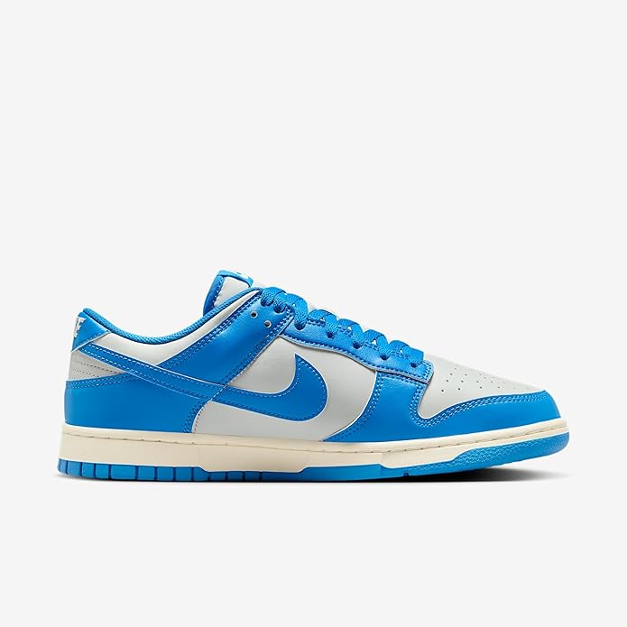 Men's Nike Dunk Low Retro Light Silver/LT Photo Blue (HF5441 002)
