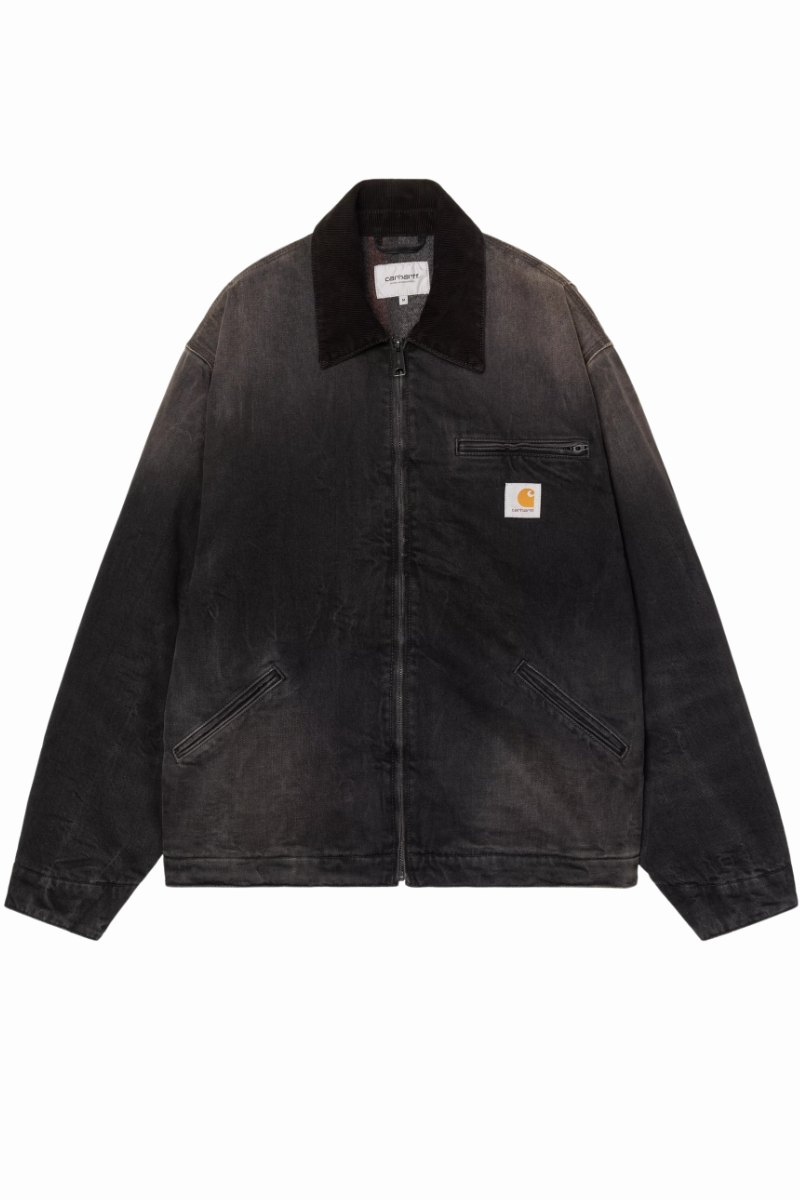 CARHARTT WIP OG DETROIT JACKET Black / Black Tobacco Used